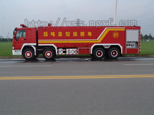 25,000L Heavy Duty Water Tanker/foam Tanker Fire Truck